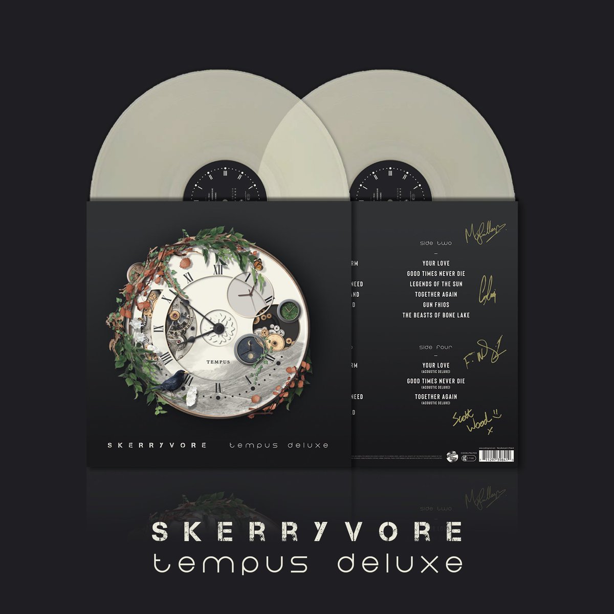 EXTREMELY limited edition double deluxe vinyl edition of TEMPUS…. Only 500 copies will EVER be made! Make sure you pre-order your copy while stocks last 👉 skerryvore.tmstor.es