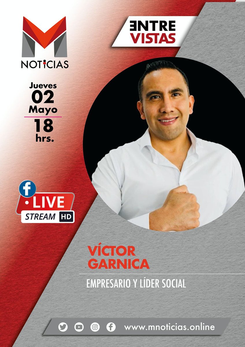 #Elecciones 2024
Te invitamos a seguir la entrevista que tendremos con #VíctorGarnica candidato a la presidencia municipal de #Tlalmanalco por #MovimientoCiudadano en punto de las 20:00hrs.