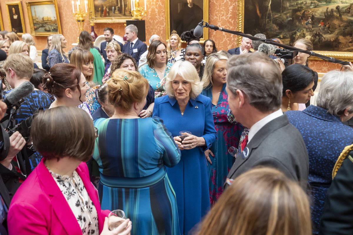 I was honoured to have the opportunity to speak with Her Majesty about the work we do in @NHSForthValley and the impact of the wash bags supplied by @InKindDirect the charity Her Majesty supports.