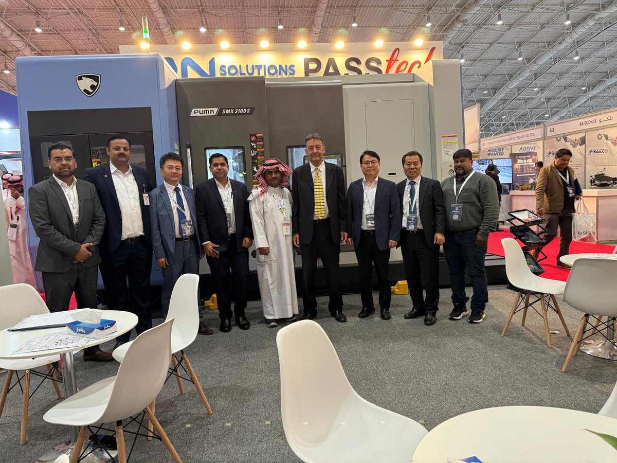 Passtechmideast's tweet image. Awarded on the 2nd day for the Participation Award, Thank you Mactech!
Today is the last day of the exhibition, please come and visit us at Hall 4, Stand 4B3. See you there!

#Passtech #DNS #Mactech #Riyadh #Exhibition #MachineTools #CNC #CuttingEquipment