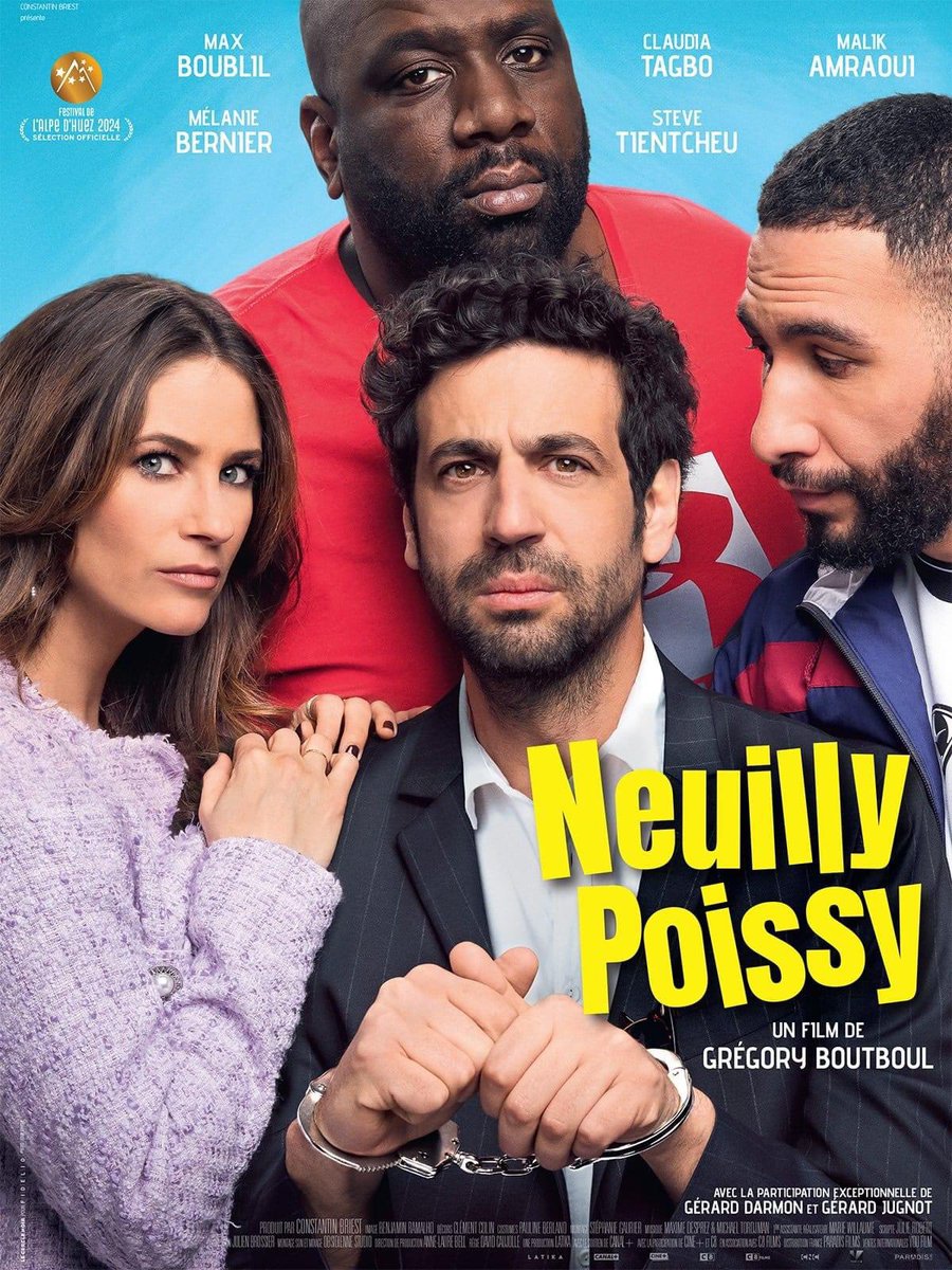 Rendez-vous ce jeudi avec @MelaBernier et @max_boublil pour 'Neuilly/Poissy', en salle le 8 mai.

La Bande : @Nagui @Leilakan #LisaDelmoitiez @fontainemelo @TanguyPastureau @DanielMorinOff