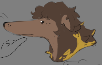 new fursona.  Touch his Big Borzoi Nose why don't You?