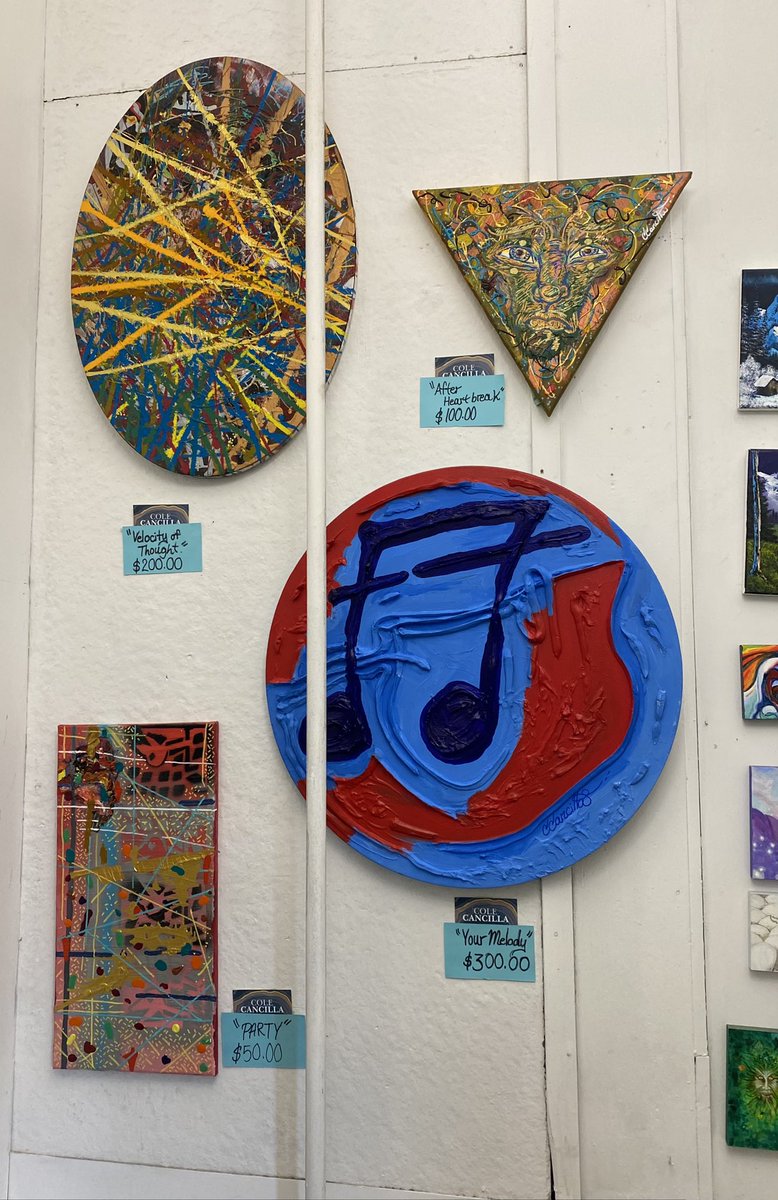 cancilla_cole's tweet photo. My paintings are up for sale at Pottery Bug studios ( 290 McDermot).
@Ex_District_Wpg 

#contemporaryart #exchangedistrict #exploremb #winnipeglocal #painting https://t.co/utSgVHbTHg