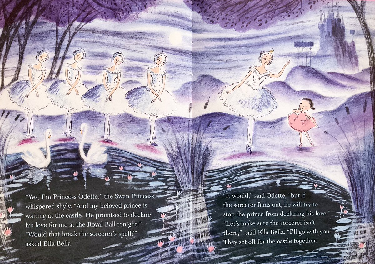 #BookIllustrationOfTheDay is from “Ella Bella Ballerina and Swan Lake” (2010). All my working life I’ve tried to celebrate & share my love of the Arts for children. I’ve loved creating these books. Watch out for my final #60for60 on Sunday - a cover reveal for my new book!