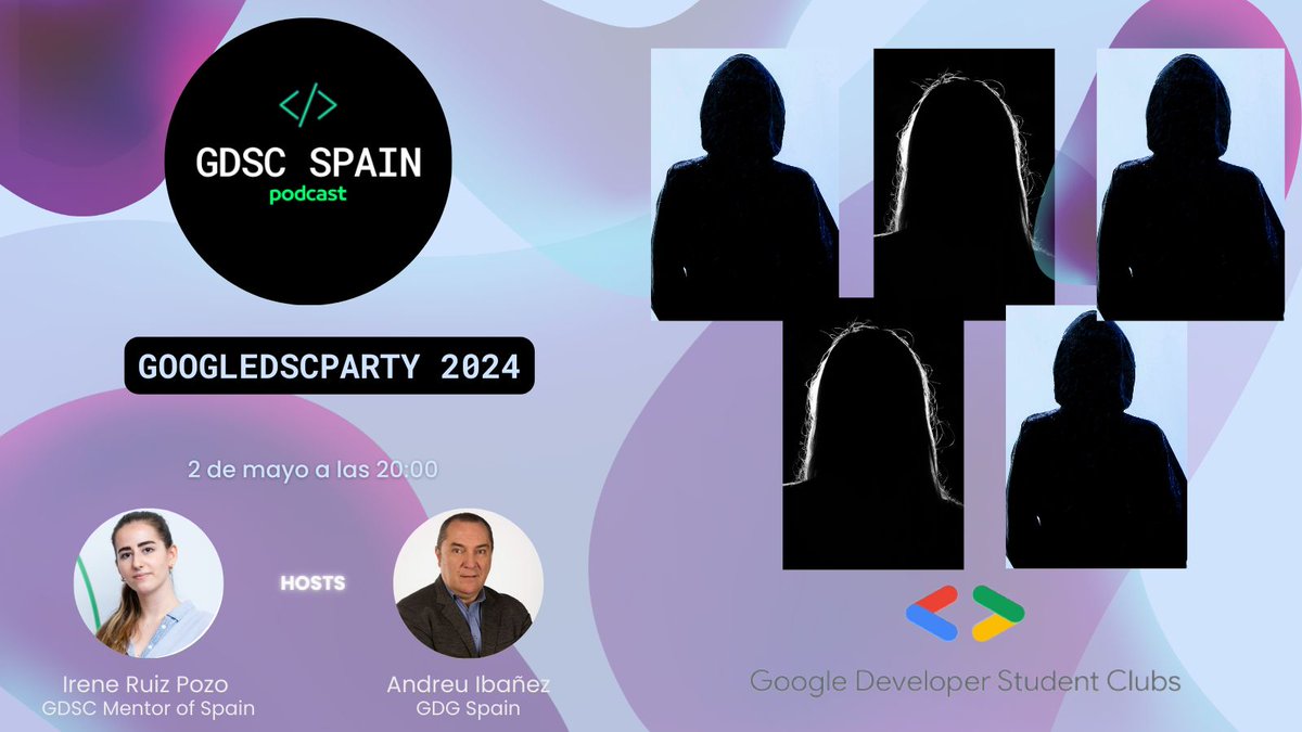 De las 4 comunidades de Google Developers en España, los Google Developers Student Clubs universitarios son los grandes desconocidos, y a la vez muy activos. Oídme esta tarde junto a su lideresa en España, @IreneRuizPozo , hablar sobre sus acciones y experiencias. 8 en Youtube