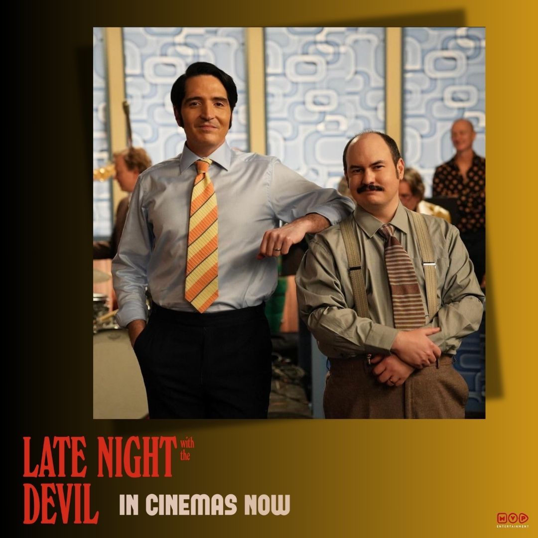 Who's ready to heat things up with'Late Night with the Devil'? Catch this dynamic duo on the big screen now. Grab your tickets and have a devilishly good time!

#latenightwiththedevil #latenightwiththedevilmovie #pvrinox #newmovie #newrelease #trending #horror #daviddastmalchian