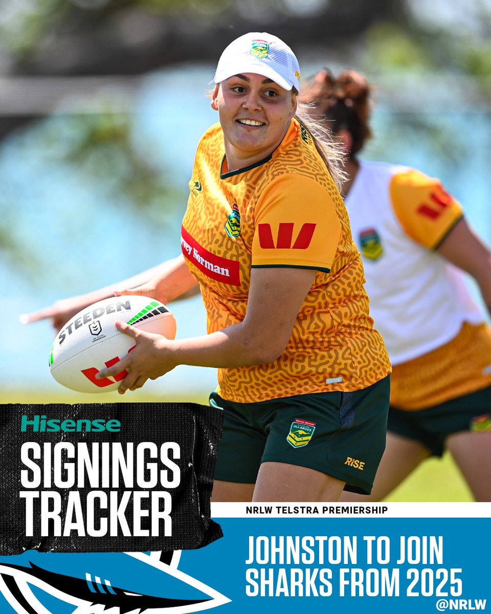 Cronulla have announced the signing of two-time premiership-winning prop Caitlan Johnston on a three-year deal from 2025! ✍ Details: spr.ly/6015jKVgW