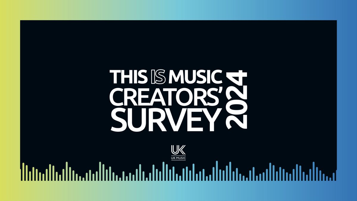 UK Music needs information on creator’s earnings to help calculate the economic contribution the industry made in 2023. This will help @UK_Music in its mission to persuade the Government to support #musiccreators. Find the survey here: bit.ly/49Yo39u