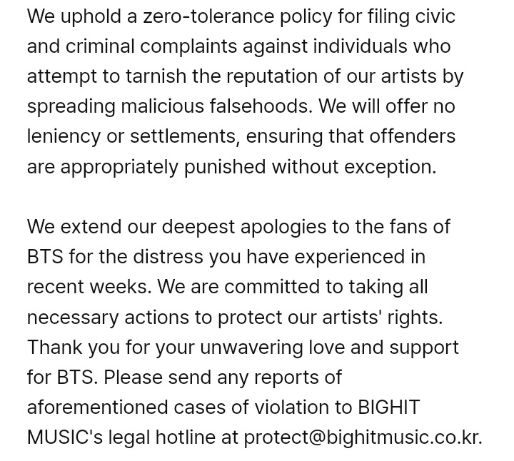 BRO THEY GOING AFTER THEM DELETED POSTS AND ACCOUNTS TOO BIGHIT IS NOT PLAYINGSJSJKS