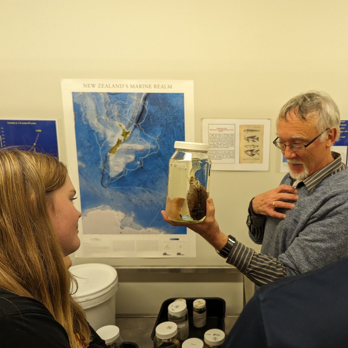 We got to show the Prime Minister’s Future Scientist Prize winner Sunny Perry and family round @Te_Papa's #naturalhistory collections. Cool critters and discussing #careersinscience and #marinebiology. 

rnz.co.nz/national/progr…