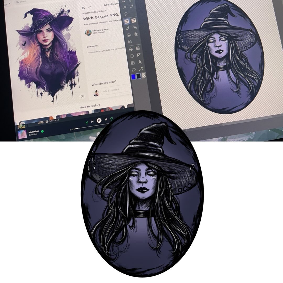 Had some inspiration to draw today 🖤

#art #witch #aesthetics #digitaldrawing #DigitalArtist #artist