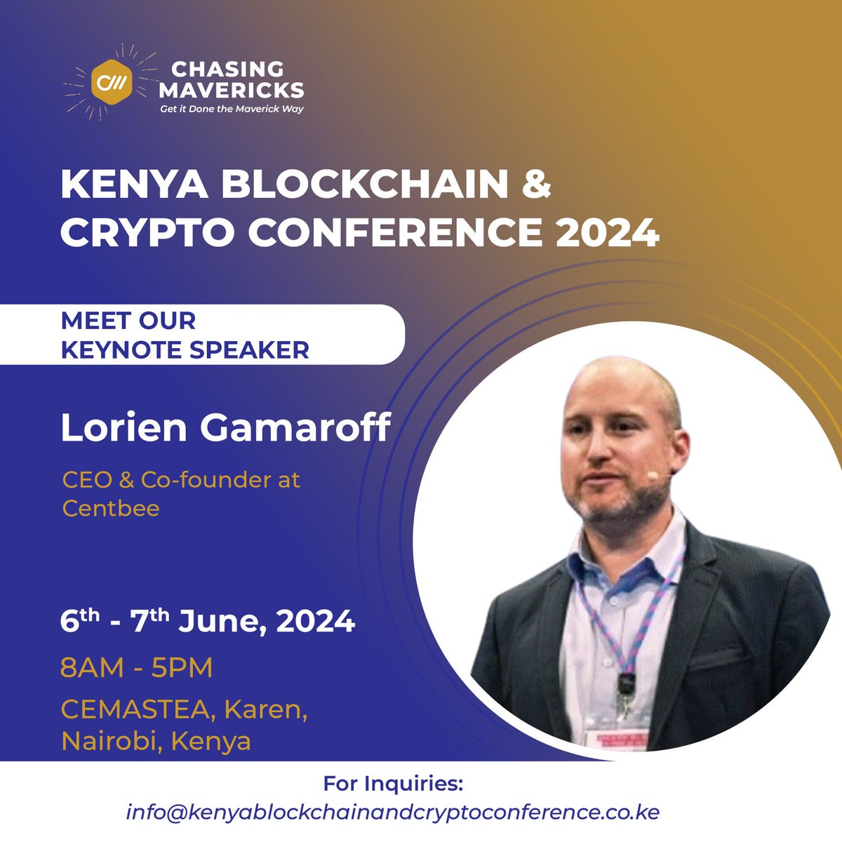 Introducing Lorien Gamaroff as our keynote speaker at KBCC 2024, he is the Co-founder/CEO of @Centbee, a blockchain payments and cross-border remittance company. As a Bitcoin Association ambassador, @gamaroff has cemented his position as one of the world's foremost blockchain…