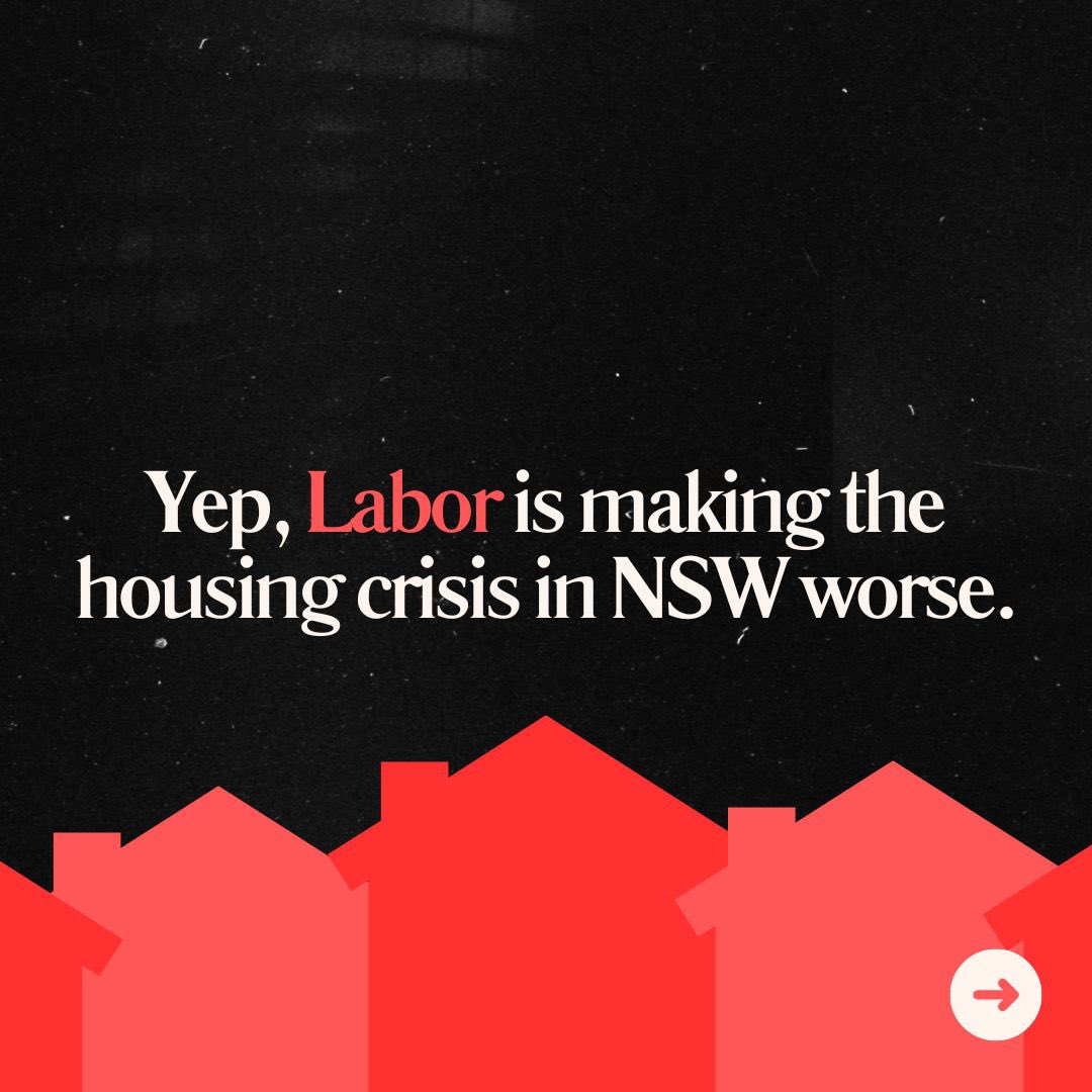 Labor’s approach to housing isn’t working. #nswpol 1/4