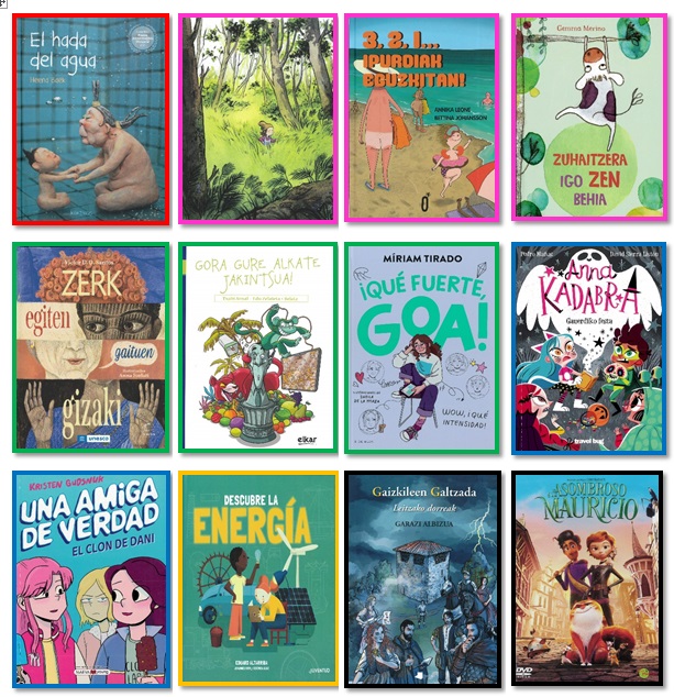 Aste honetako berriak haur-gazte sailean  - Novedades esta semana en la sección infantil-juvenil
#novedades #berriak #komikia #ezfikzioa #gazteliteratura #ipuinak #cómic #noficción #DVD #cuentos #literaturajuvenil