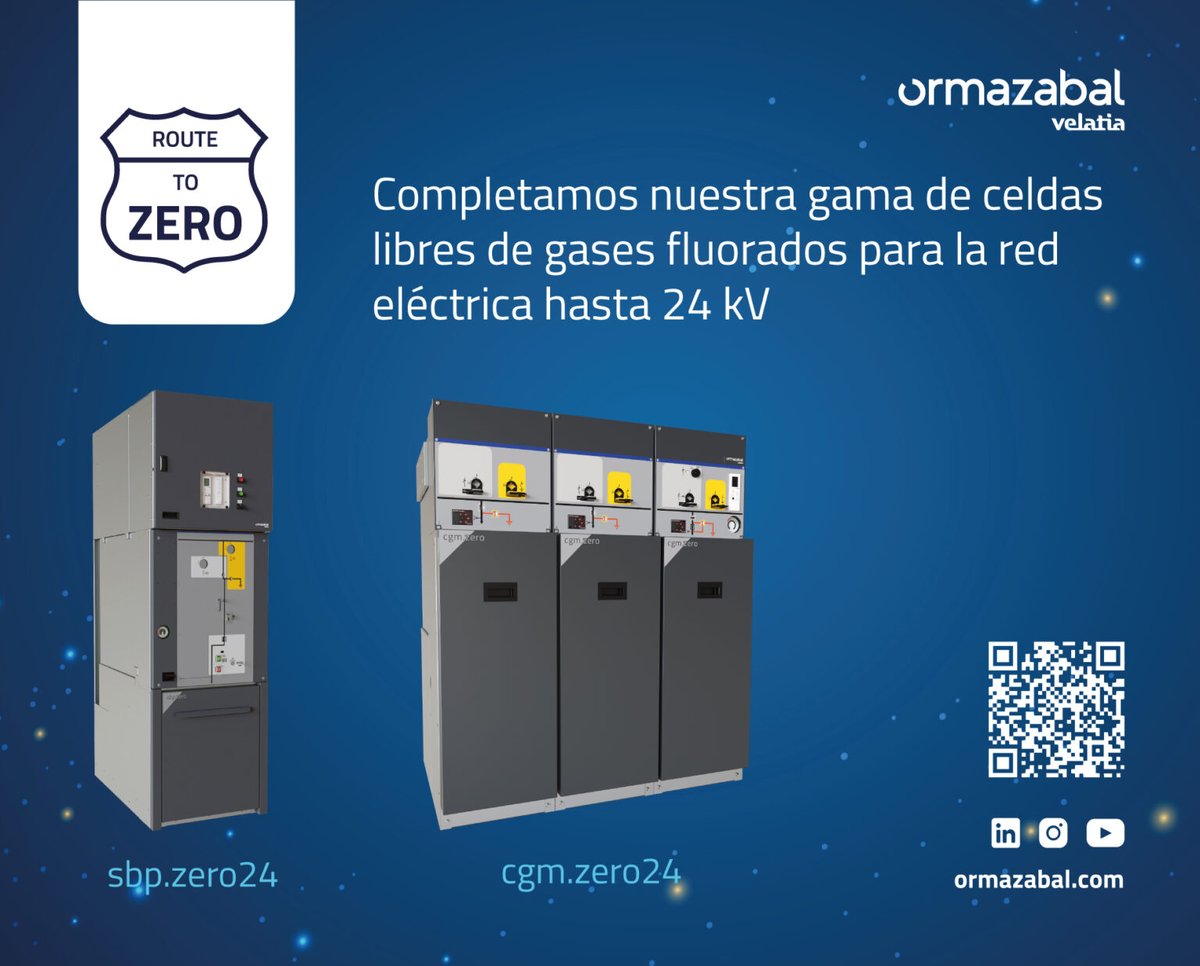 ITE (@itenergia) on Twitter photo 📰NOTICIAS ASOCIADOS: <a href="/ormazabalglobal/">ormazabal.global</a> completa su gama de celdas libres de gases fluorados para la red eléctrica hasta 24 kV
Noticia completa 👇
ite.es/ormazabal-comp…
#AsociadoITE #IteEnergia #Ormazabal #Sostenibilidad 📰NOTICIAS ASOCIADOS: <a href="/ormazabalglobal/">ormazabal.global</a> completa su gama de celdas libres de gases fluorados para la red eléctrica hasta 24 kV
Noticia completa 👇
ite.es/ormazabal-comp…
#AsociadoITE #IteEnergia #Ormazabal #Sostenibilidad