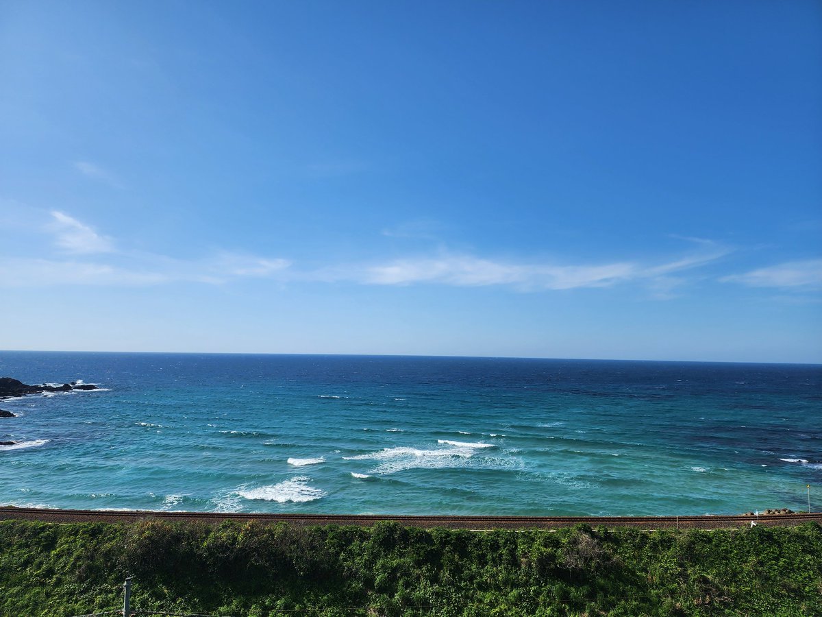 海がめっちゃ綺麗！
そろそろ帰っペ