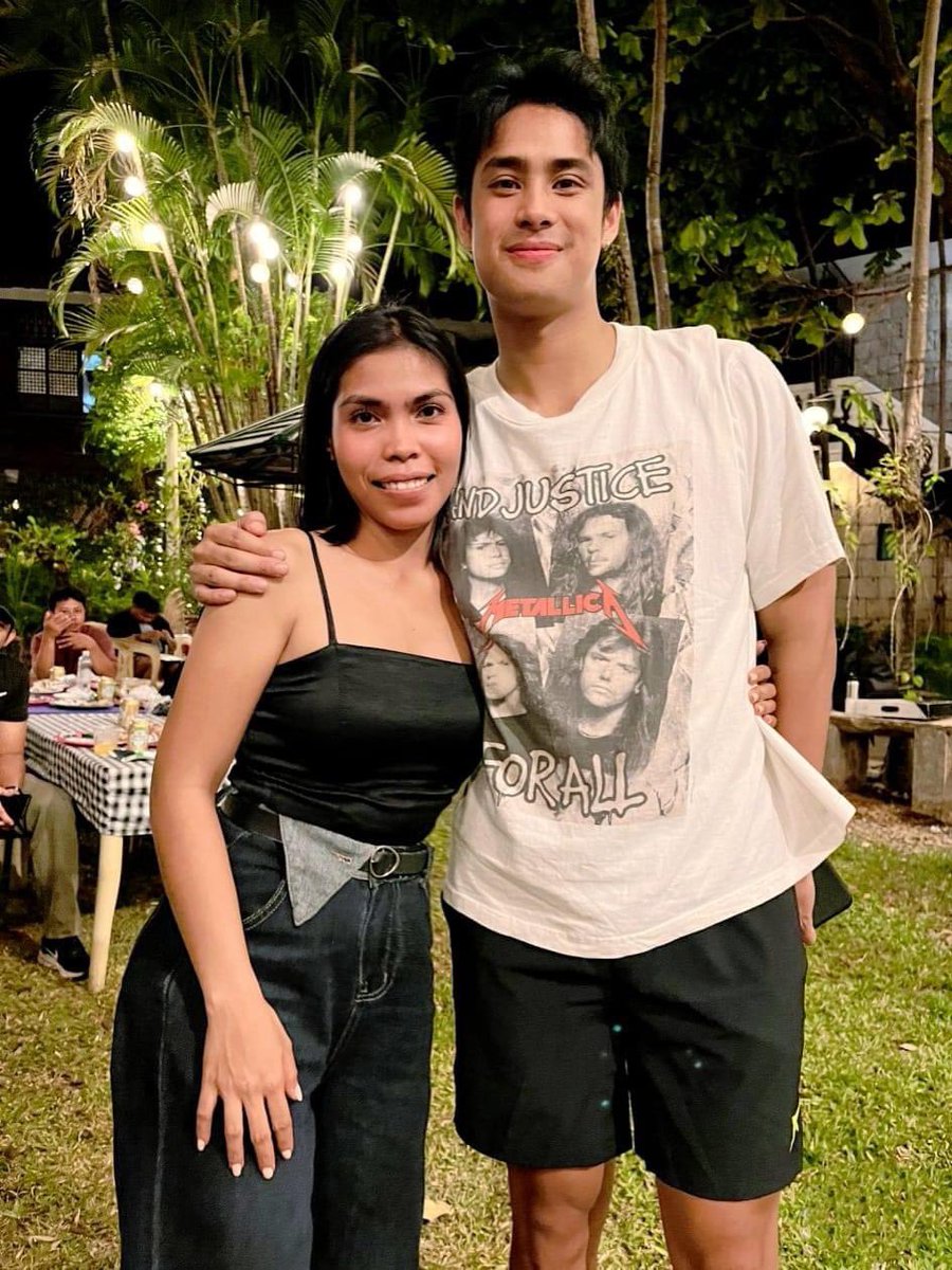 #DonnyPangilinan with ate cel 🥰🥰🥰 

#DonBelle