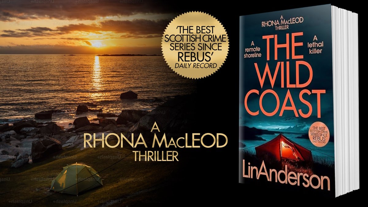 Now available in paperback!!! - THE WILD COAST: A Twisting Crime Novel That Grips Like a Vice, Set in Scotland. mybook.to/wildcoastpb  #CrimeFiction #Thriller #LinAnderson #RhonaMacLeod #TheWildCoast #CSI