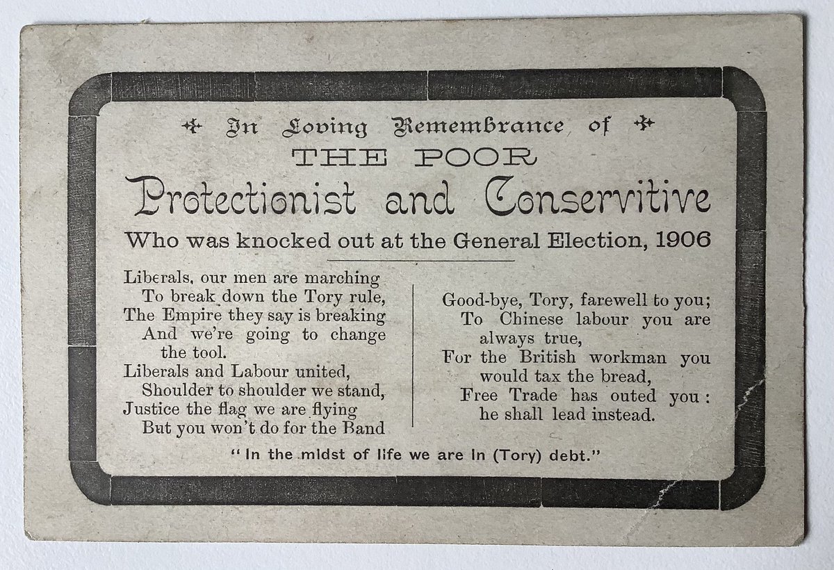 Polling day in the UK, I’ve already cast my vote as I’m away, here’s a reminder from 1906 #postcard