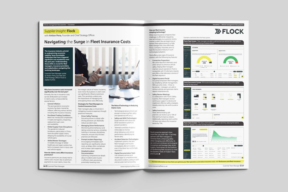 Navigating the Surge in Fleet Insurance Costs

Our founder and chief strategy officer Antton Peña recently spoke to Deborah Cheadle at Essential Fleet Manager magazine about rising fleet insurance costs &amp; what fleet managers can do to control these costs.
issuu.com/jdmweb/docs/es…