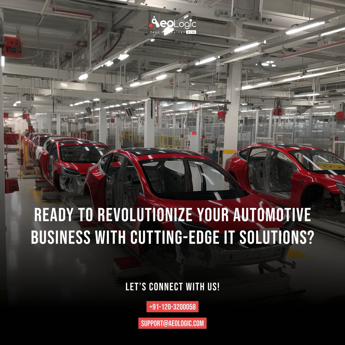 Are You Ready to Revolutionize Your Automotive Business with Cutting-Edge IT Solutions?  

Contact us at +91-120-3200058 or 📧 email us at support@aeologic.com.  

#AutomotiveTech #ITsolutions #InnovationInAuto #AeologicTechnologies  #SmartAutomotive #ConnectivitySolutions