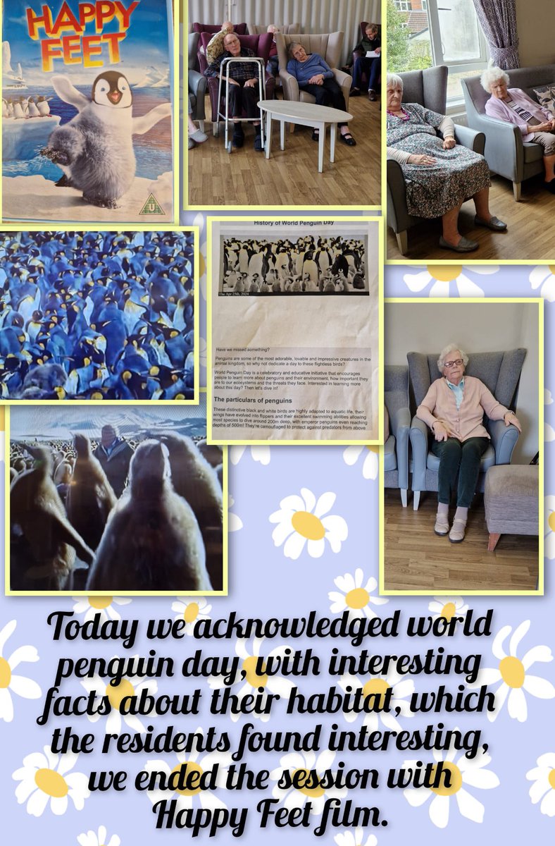 #theworldpenguinday 🐧
#happyfeetmovie 
#enjoyingcompany 🧍🏼‍♀️🧍🏾
#nazarethhousebirkenhead 
#ncct