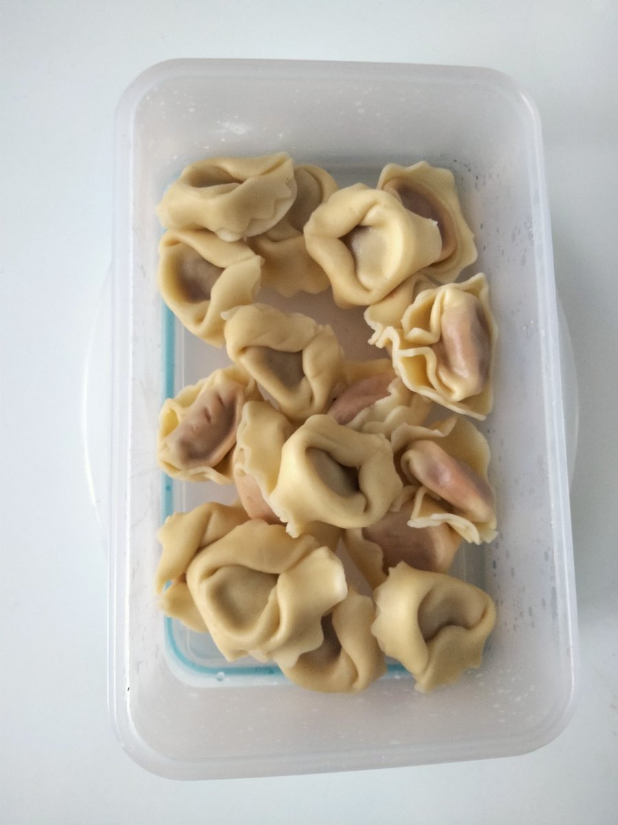 tortelloni for lunch today babyy