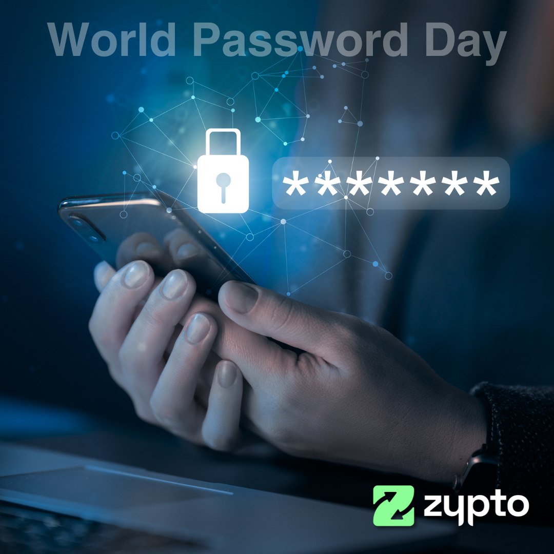 🔒 On #WorldPasswordDay, let's talk security! At Zypto, we've got you covered with top-notch protections: 1️⃣ Vault wallets and custody solutions keep your funds safe from unauthorized access. 2️⃣ Features on our App like panic lock, biometric login, and authenticator app login…