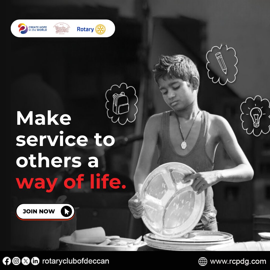 Join us in our mission to serve our community with integrity, compassion, and dedication. Together, we can make a difference, one act of kindness at a time.#RCPDG #help #Empowerment #Punekar #Rotary #RotaryPuneDeccanGymkhana #dreamteam #donation #rotaryclub #motivation #GiveBack