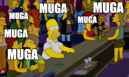 I logged off for less than 24 hours and now I'm a bit scared to ask what #MUGA is