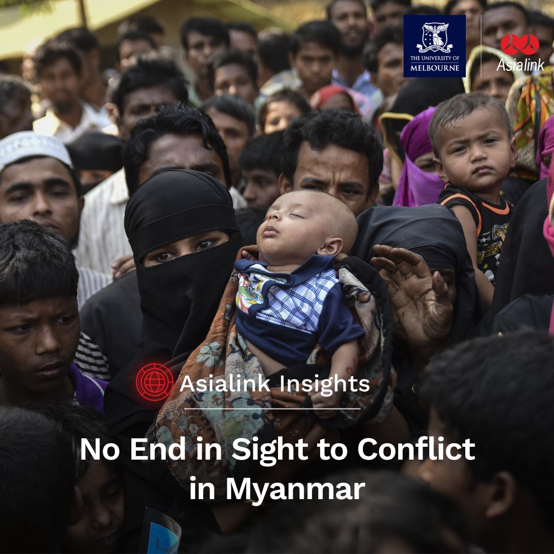 #AsialinkInsights | Military setbacks, a deteriorating humanitarian situation, and growing leadership tensions – the #Myanmar conflict keeps getting worse, while ASEAN and the world look incapable of effective response, writes @PradeepKTaneja Read more: asialink.unimelb.edu.au/insights/no-en…