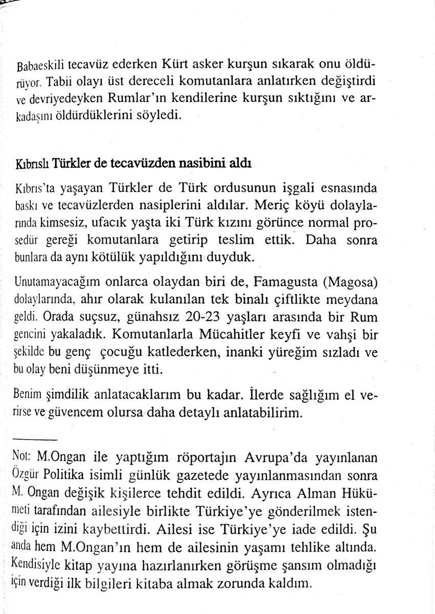 This is a reminder for the Turkish trolls who continue to threaten to occupy the whole of Cyprus. 

Your barbarity is well documented, even against Turkish Cypriots. 

No one will back down against your oppression, no one will suppress our voice, no matter how many years pass, no…