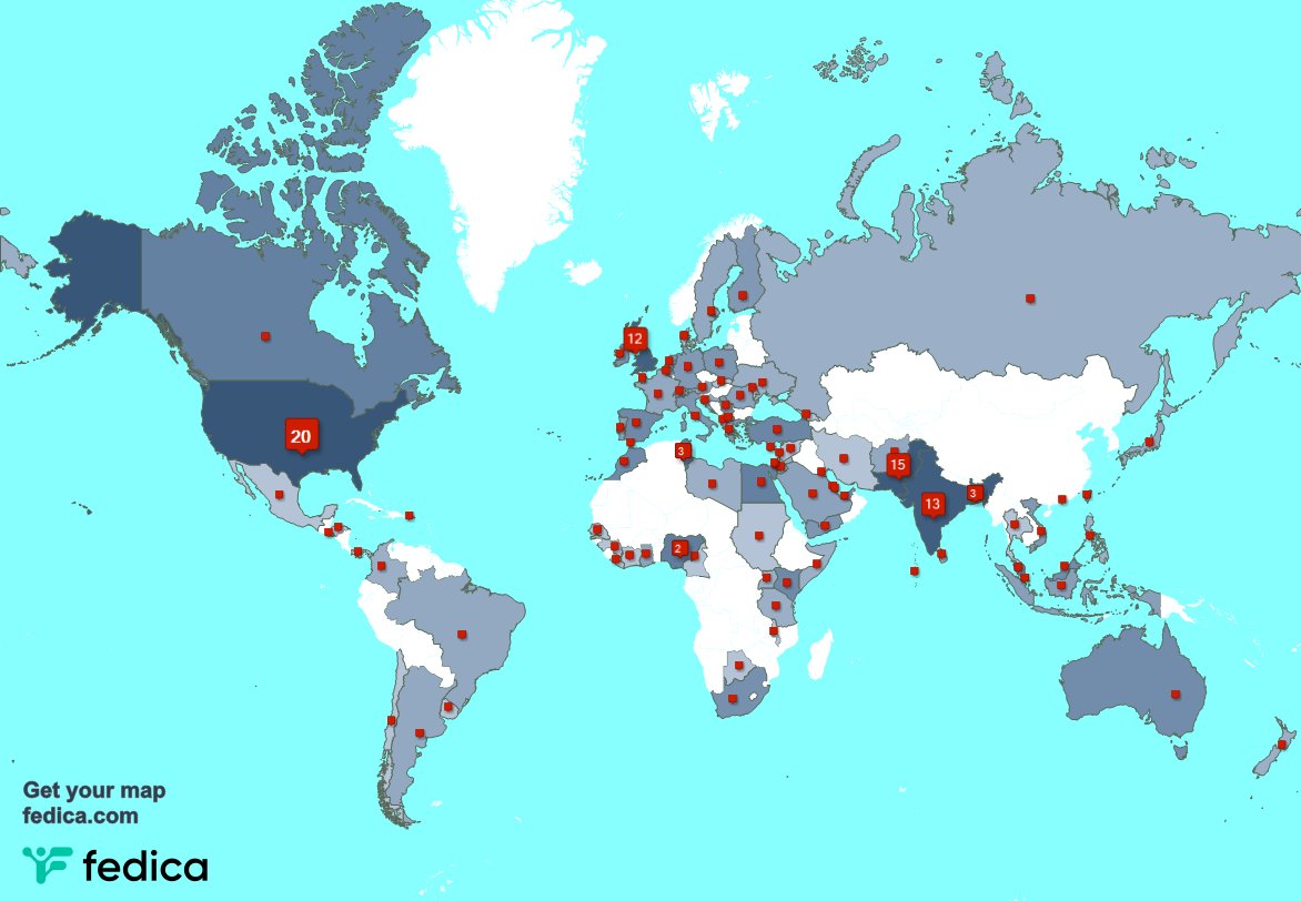 I have 1 new followers from Pakistan 🇵🇰 last week. See fedica.com/!banaqvi