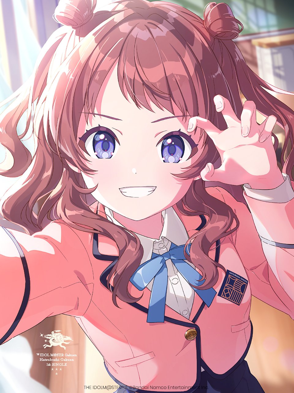 学園アイドルマスター 花海 咲季 R 星1 緩く パラレル サイン 1枚