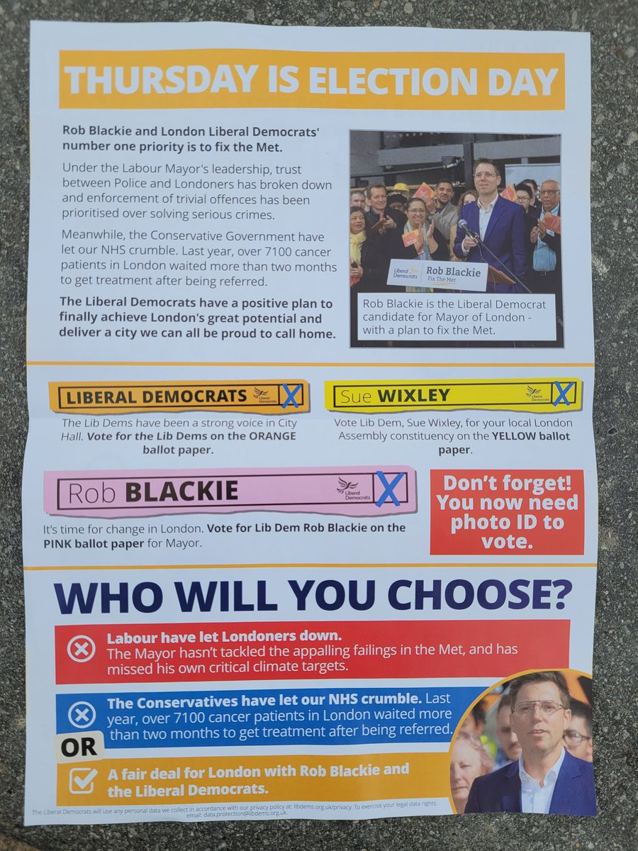 Needing that coffee from Tony at Southfields station this morning
 
Today's the day 😊
#VoteLibDems on all 3️⃣ ballots 🗳
For a fairer London and to #FixTheMet Khan can't, #RobCan