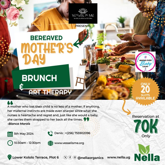 Little by little we let go of loss, but never of love! Join us this Sunday 05th May 2024 for a bereaved Mother's Day brunch and art therapy. Book today: 0755902096 #wellness360