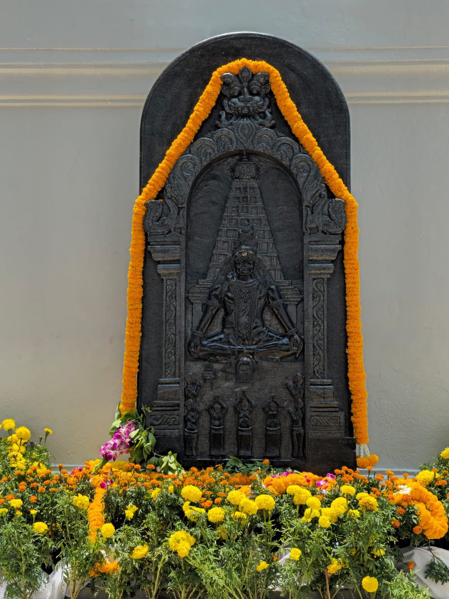 A memory stone installed on May 1, 2024 at Kanchanaburi 🇹🇭 in remembrance of laborers who perished during construction of Siam-Burma Railway during World War II. A large number of them were Tamils of Indian-origin. Dignitaries from India & Embassy officials participated at event