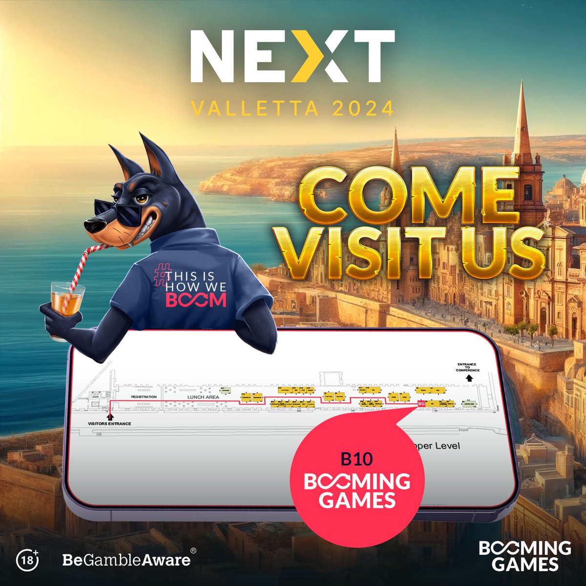 Only two weeks until Next.io Valletta! Don't miss out! Book a meeting with our incredible team now! Visit us at booth B10 to learn about our products and seize business opportunities! #casino #games #casinogames #NextioValletta #BusinessOpportunities #Conference