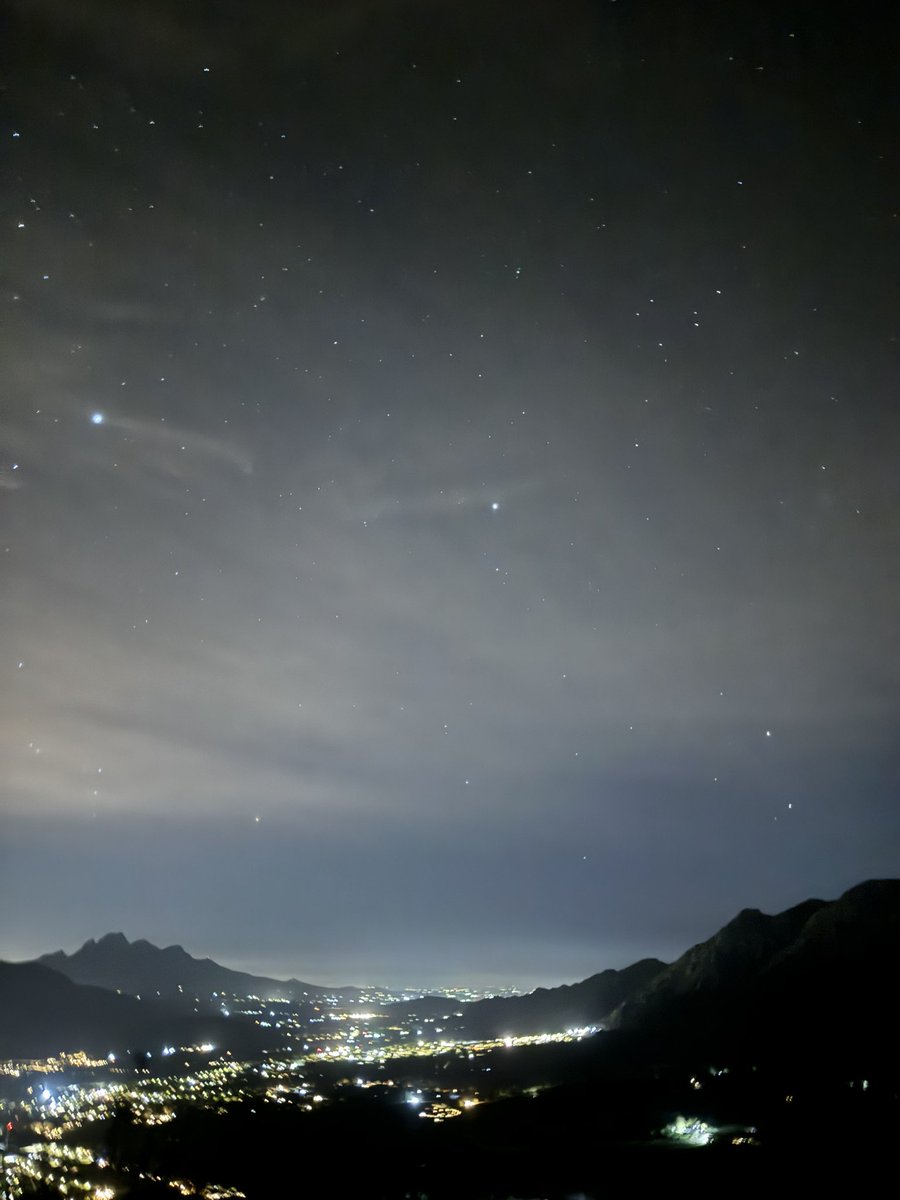 The stars over  Franschhoek last night ✨