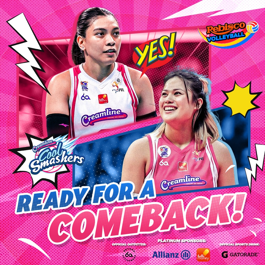 “Don’t ever underestimate the heart of a champion.”  — Rudy Tomjanovich, former Houston Rockets head coach and NBA champion.  #CreamlineCoolSmashers #teamrebisco #PVLAFC2024