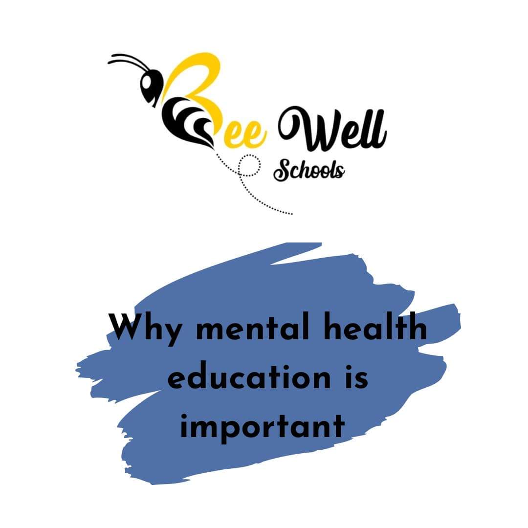 We would love for mental health education to be at the same level as physical health education in our schools. Educating children about their feelings will enable them to identify & understand what causes them #beewellgroups #beewellschools #mentalhealth #childrensmentalhealth