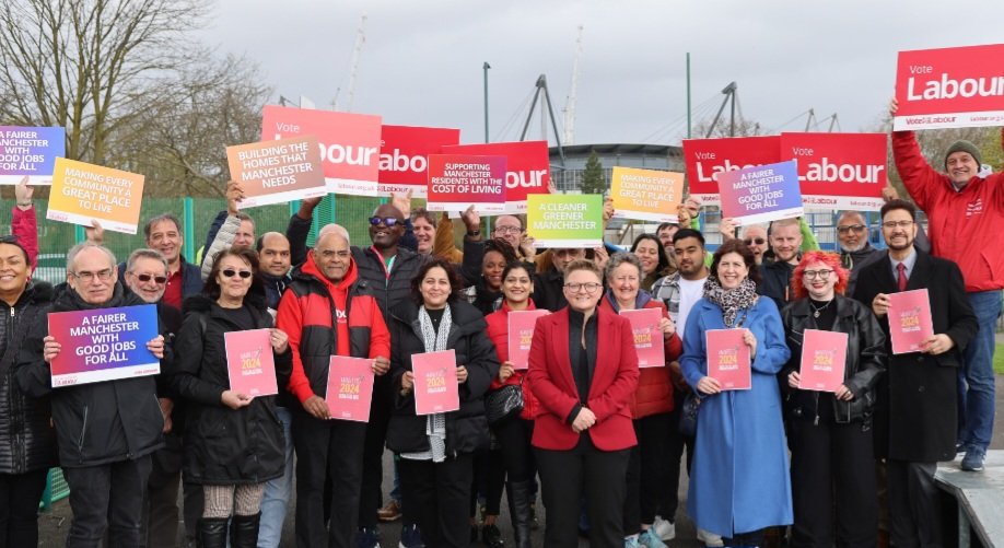 Today, here in Manchester, people have the chance to elect good local Labour Councillors and send Rishi Sunak and the Tories the loudest message possible: our country needs change. #VoteLabour today 🌹🗳 Find your polling station 👉 iwillvote.org.uk