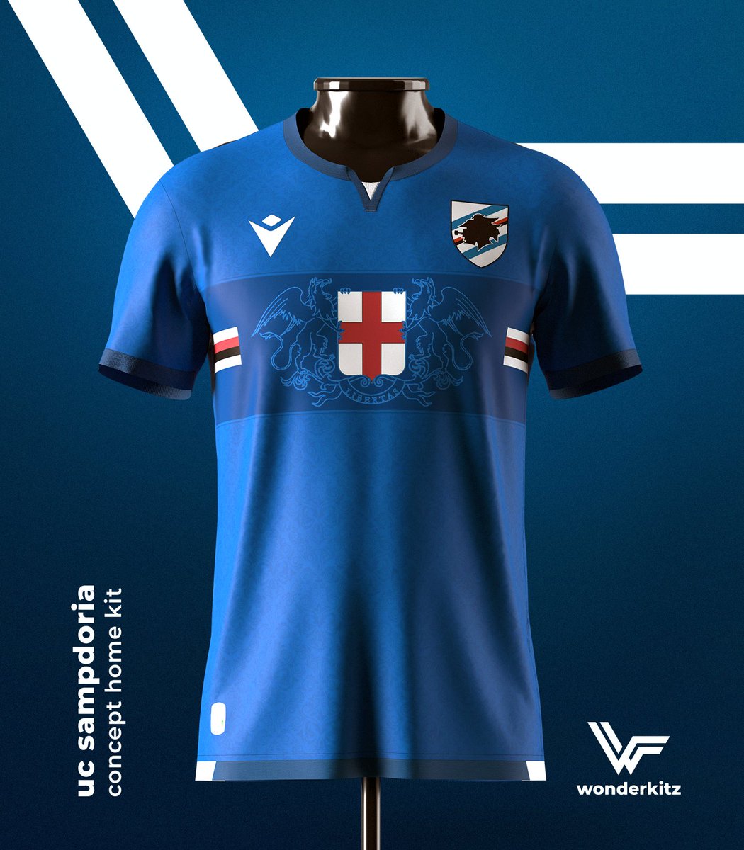 w_kitz's tweet image. 🇮🇹 UC Sampdoria
👕 Home kit concept  

---
#KitDesign #ConceptKit #FootballKitDesign #FootballDesign #FootballConcept #JerseyDesign #JerseyConcept #FootballJerseyConcept #Sampdoria #Sampa #Doria #Calciomercato #Calcio #Genoa