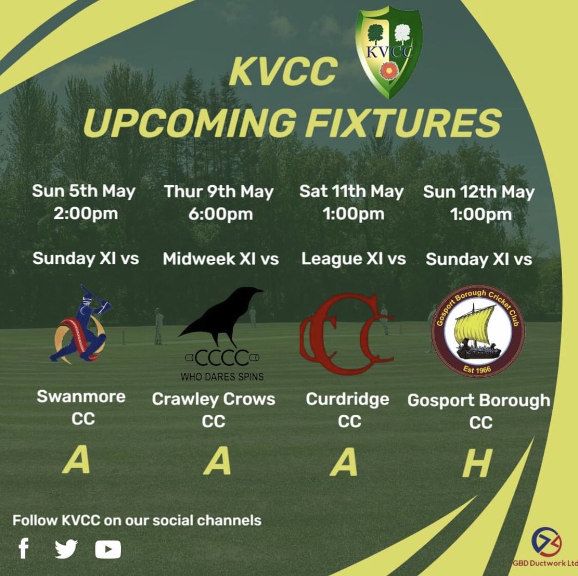 knowlecchants's tweet photo. The outdoor cricket season has finally arrived, weather permitting! It's time to dust off the cobwebs and get back into the swing of things, as they say.
The 2024 season gets underway on Sunday π #cricketseason #summertime #KnowleVillage https://t.co/9OXhc7ghbZ
