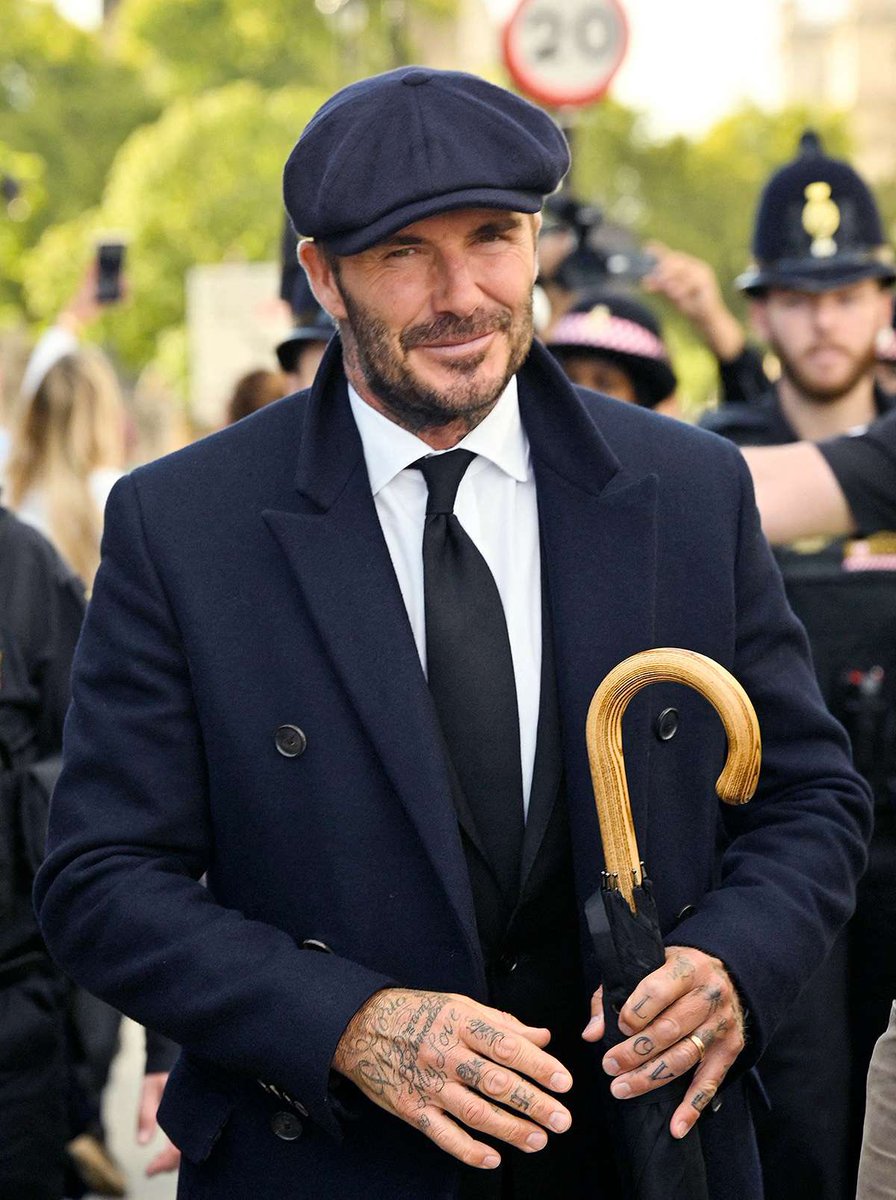 I would like to wish David Beckham OBE a very happy birthday and i will never forget the moment he was humble enough to wait in line to see Our Dearly Missed Queen Elizabeth II laying in state #DavidBeckham #HappyBirthdayDavidBeckham