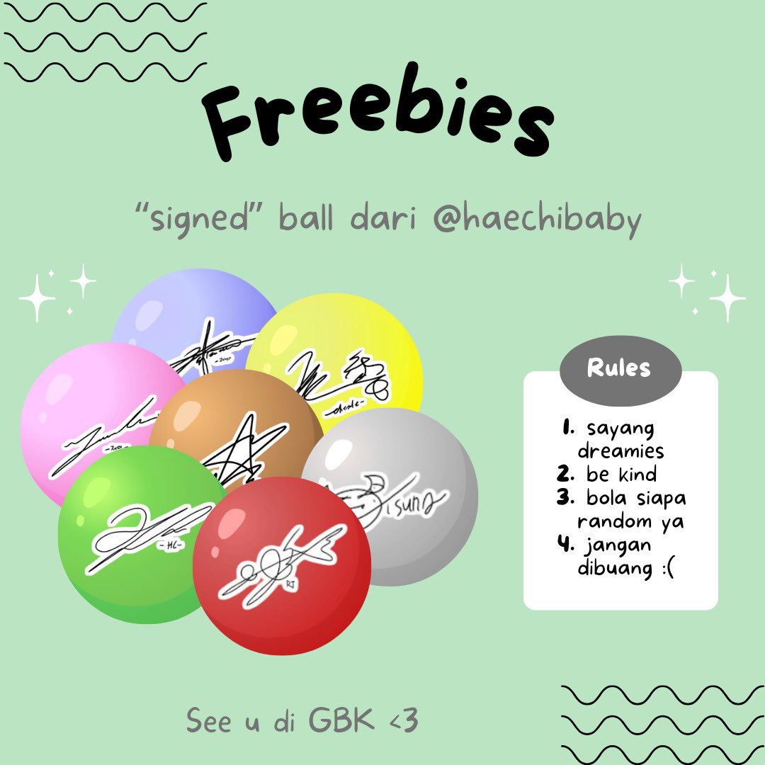 🫶🏻Freebies THE DREAM SHOW 3 in JAKARTA🫶🏻 by @haechibaby 

📅 Sat, 18 May 2024 
📍 GBK Stadium
⚠️ Limited Quantity

Please like them 🥲🫶🏻
If anyone is interested in trading freebies, please lmk 🫶🏻🫶🏻

#THEDREAMSHOW3INJKT 
#NCTDREAM_THEDREAMSHOW3_JAKARTA #TDS3INJAKARTA #TDS3INJKT
