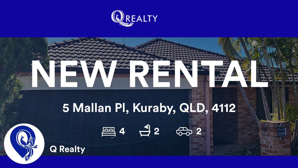 🛌 4 🛀 2 🚘 2
📍 5 Mallan Pl, Kuraby, QLD, 4112

View all of our available rentals here: qrealty.com.au/listings/?sale…
#qrealtyaus #houseforrent #propertymanagementbrisbane #brisbaneinvestment 
rma.reviews/apPQauWFXH0n