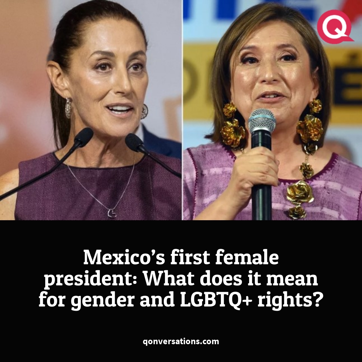#mexico #WomensRights #talkingpoint Mexico's upcoming presidential election 2024 may see the first female president being elected. Will the next president prioritise gender equality and rights? qonversations.com/mexicos-first-…