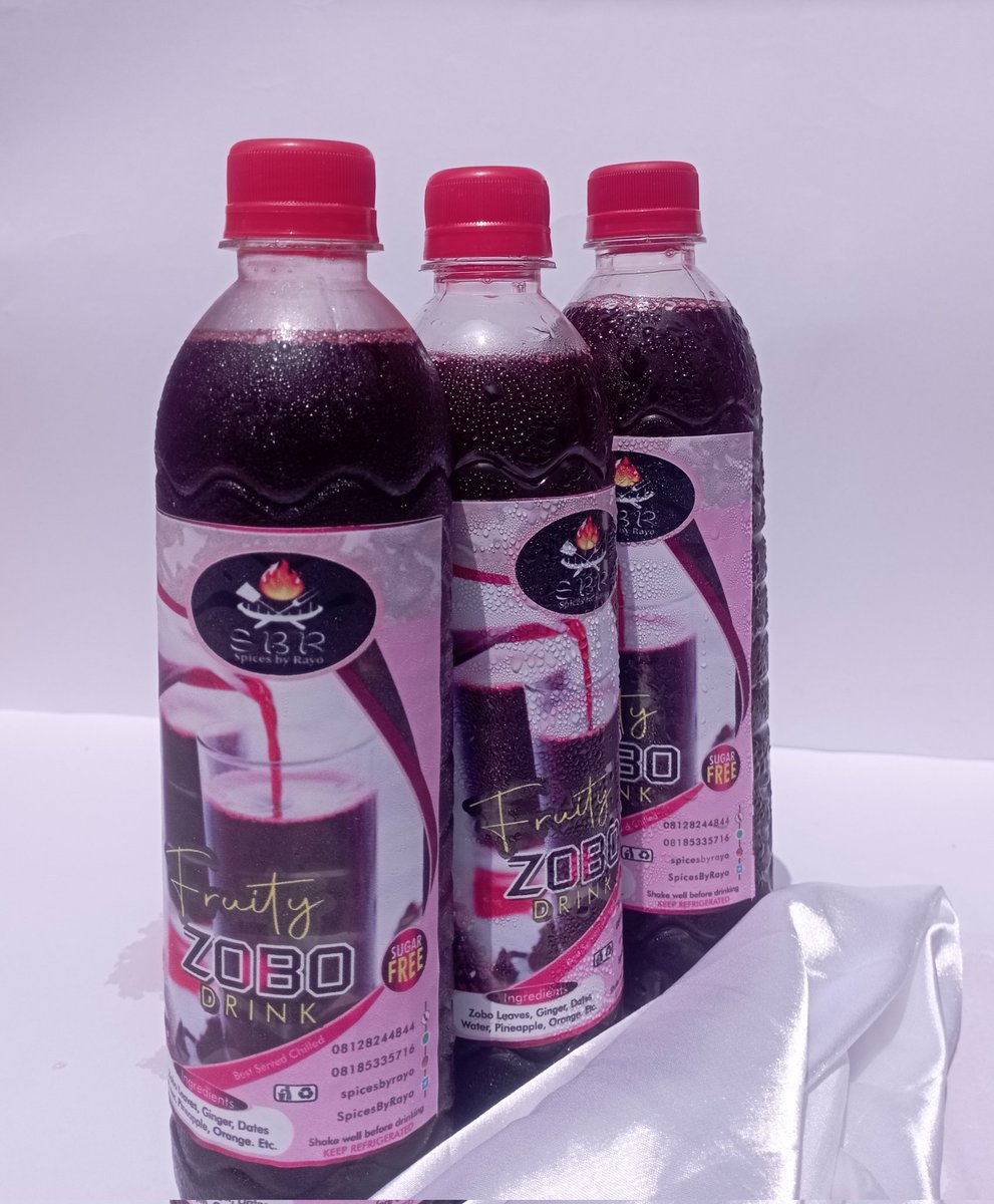 I have Cold Fruity Zobo available for immediate delivery this Morning 5Ltrs- #5,500 4Bottles of 50cl- #2400 Kindly Rt and send a Dm to order Thank You 🙏