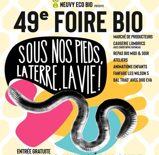 En pâté, liqueur ou marmelade, le lombric sera mis à toutes les sauces le 24 août prochain à Neuvy dans l'Indre. Peut-être gagnerez-vous le panier garni de lombrics 😁 Bref, vous ne repartirez pas indemne...